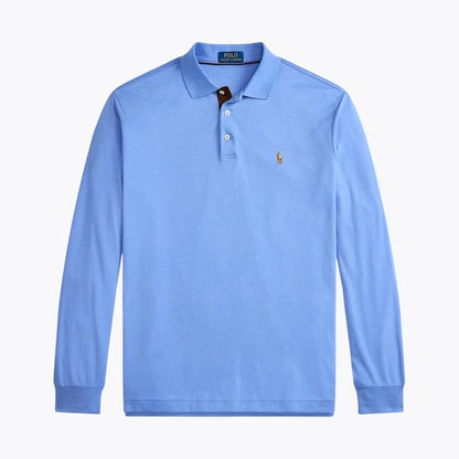 Ralph Lauren Classic Fit Soft Cotton Polo Shirt Classic Camel Heather - Velmont & Rossi