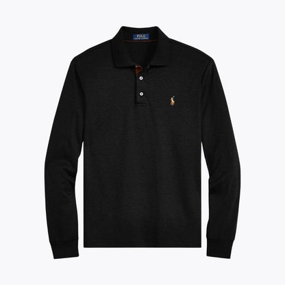 Ralph Lauren Classic Fit Soft Cotton Polo Shirt Polo Black - Velmont & Rossi