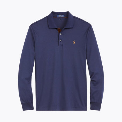 Ralph Lauren Classic Fit Soft Cotton Polo Shirt Classic Camel Heather - Velmont & Rossi
