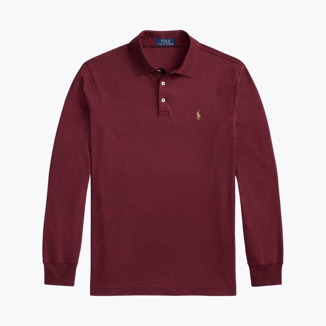 Ralph Lauren Classic Fit Soft Cotton Polo Shirt Classic Camel Heather - Velmont & Rossi