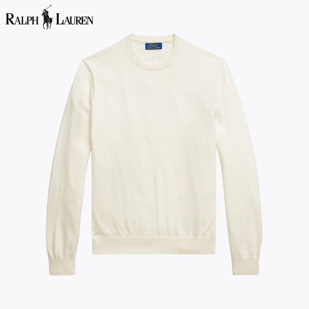 Ralph Lauren Cotton Cashmere Crewneck Jumper Blue Navy - Velmont & Rossi