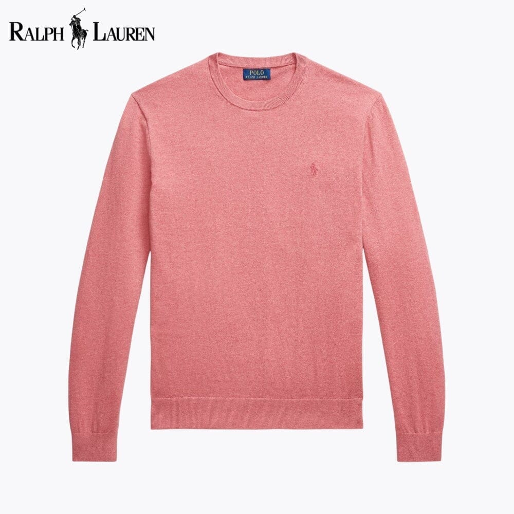 Ralph Lauren Cotton Cashmere Crewneck Jumper Blue Navy - Velmont & Rossi