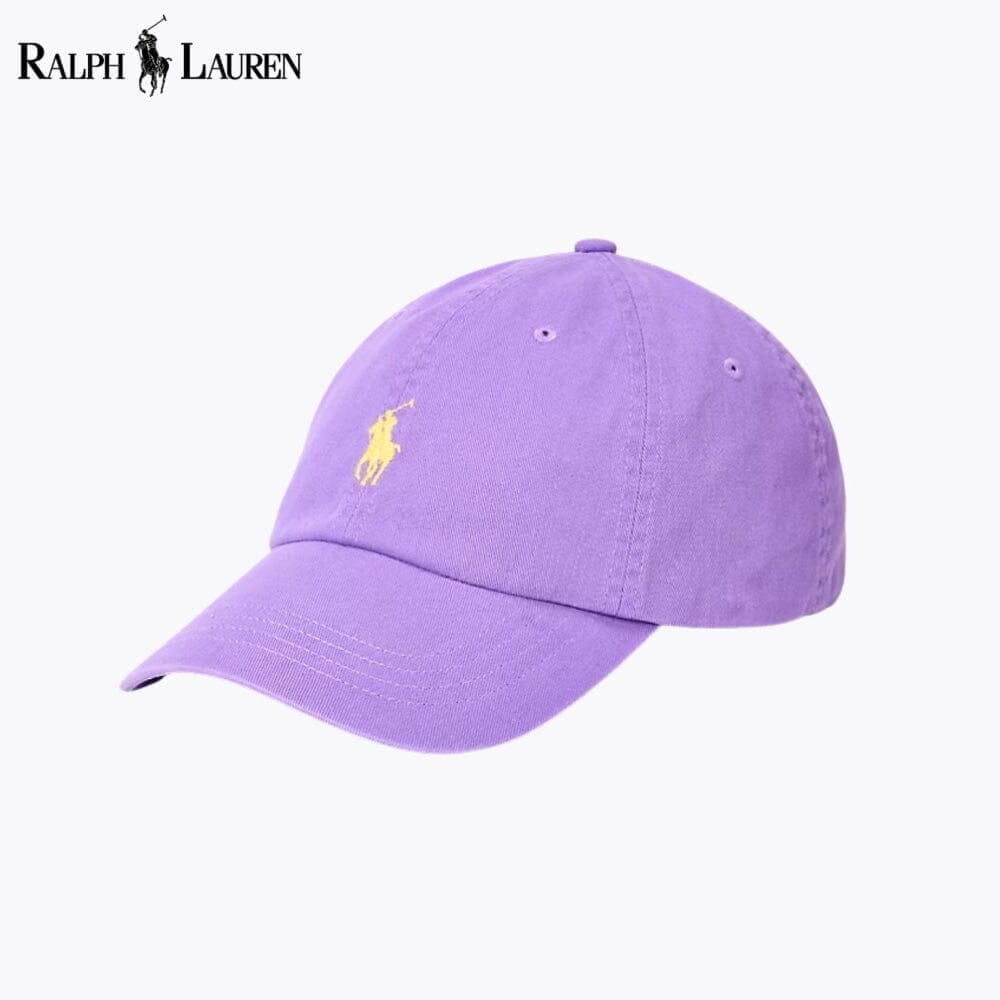 Ralph Lauren Cotton Chino Ball Cap Violet - Velmont & Rossi