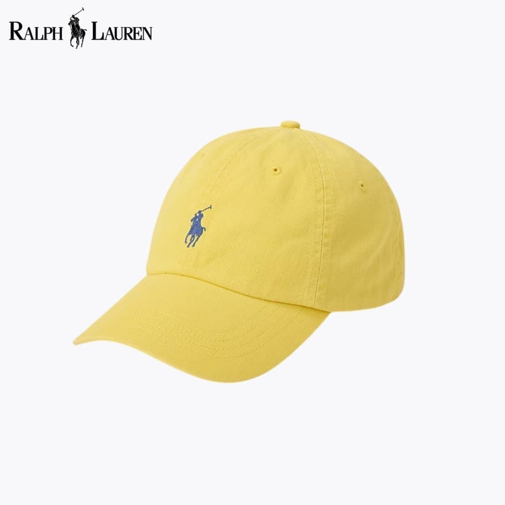 Ralph Lauren Cotton Chino Ball Cap Yellow - Velmont & Rossi
