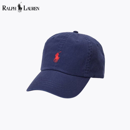 Ralph Lauren Cotton Chino Baseball Cap Navy - Velmont & Rossi