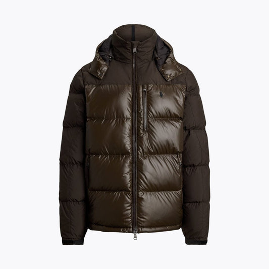 Ralph Lauren Gorham Two-Tone Down Jacket Antique Brown Matte - Velmont & Rossi