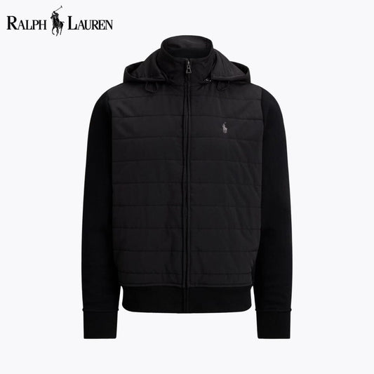Ralph Lauren Hybrid Hooded Jacket Black - Velmont & Rossi