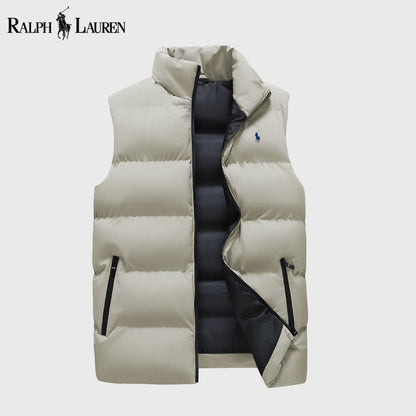 Ralph Lauren Insulated Down Puffer Waistcoat Military Red - Velmont & Rossi