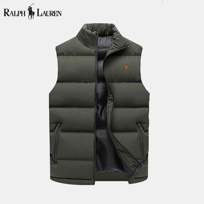 Ralph Lauren Insulated Down Puffer Waistcoat Military Red - Velmont & Rossi