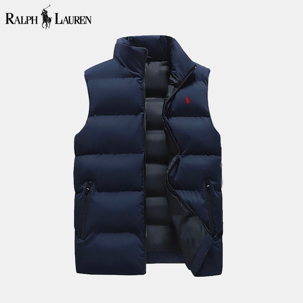 Ralph Lauren Insulated Down Puffer Waistcoat Military Red - Velmont & Rossi