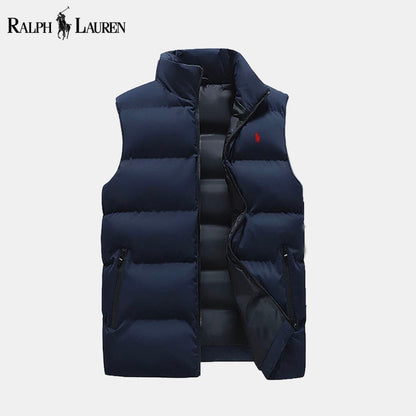 Ralph Lauren Insulated Down Puffer Waistcoat Military Red - Velmont & Rossi