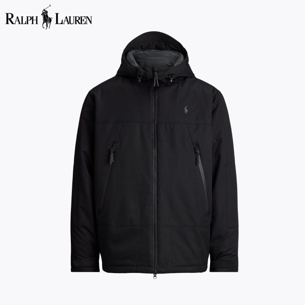 Ralph Lauren Insulated Hooded Jacket Black - Velmont & Rossi