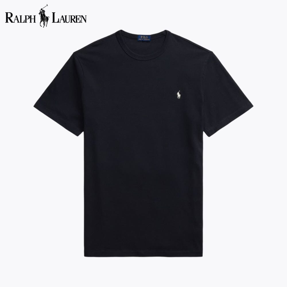 Ralph Lauren Jersey Crewneck T Shirt Blue Navy - Velmont & Rossi