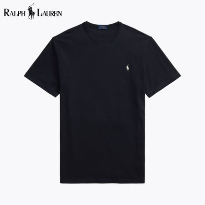 Ralph Lauren Jersey Crewneck T Shirt Blue Navy - Velmont & Rossi