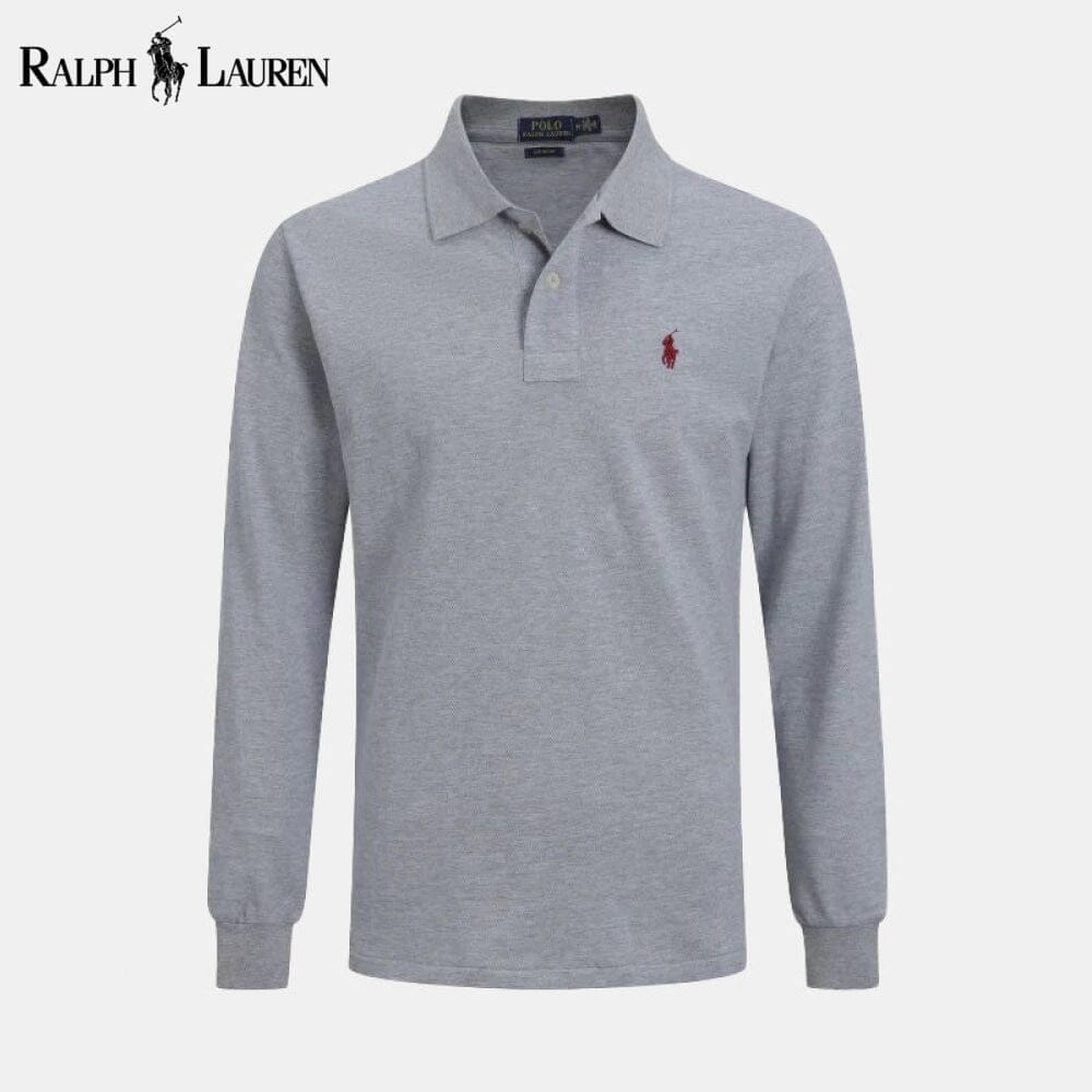 Ralph Lauren Long Slim Fit Dress Shirt Black - Velmont & Rossi