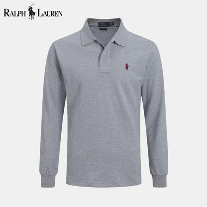 Ralph Lauren Long Slim Fit Dress Shirt Black - Velmont & Rossi