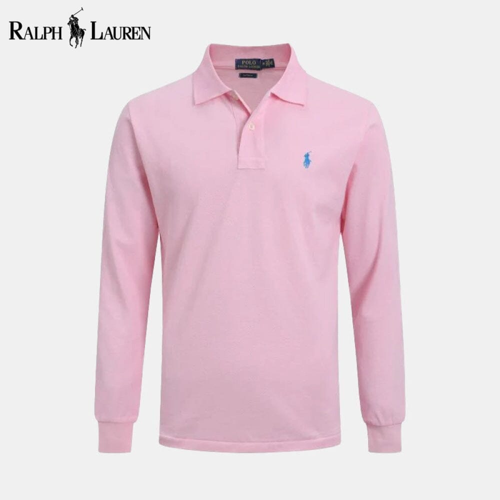 Ralph Lauren Long Slim Fit Dress Shirt Black - Velmont & Rossi
