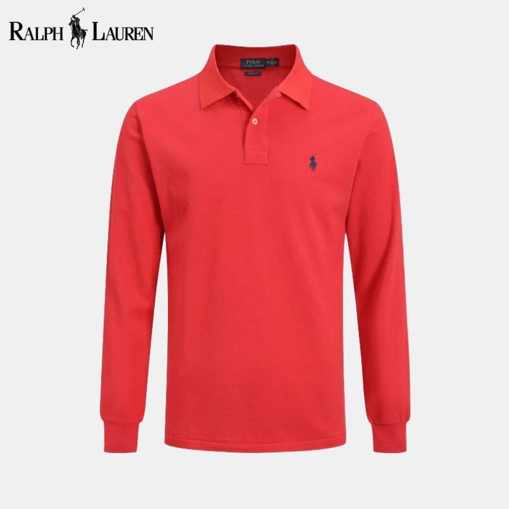 Ralph Lauren Long Slim Fit Dress Shirt Black - Velmont & Rossi