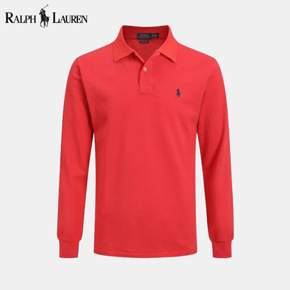 Ralph Lauren Long Slim Fit Dress Shirt Black - Velmont & Rossi