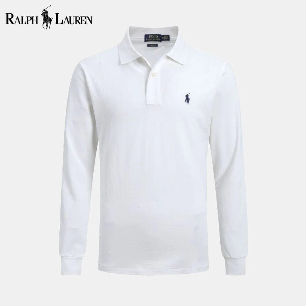 Ralph Lauren Long Slim Fit Dress Shirt Black - Velmont & Rossi
