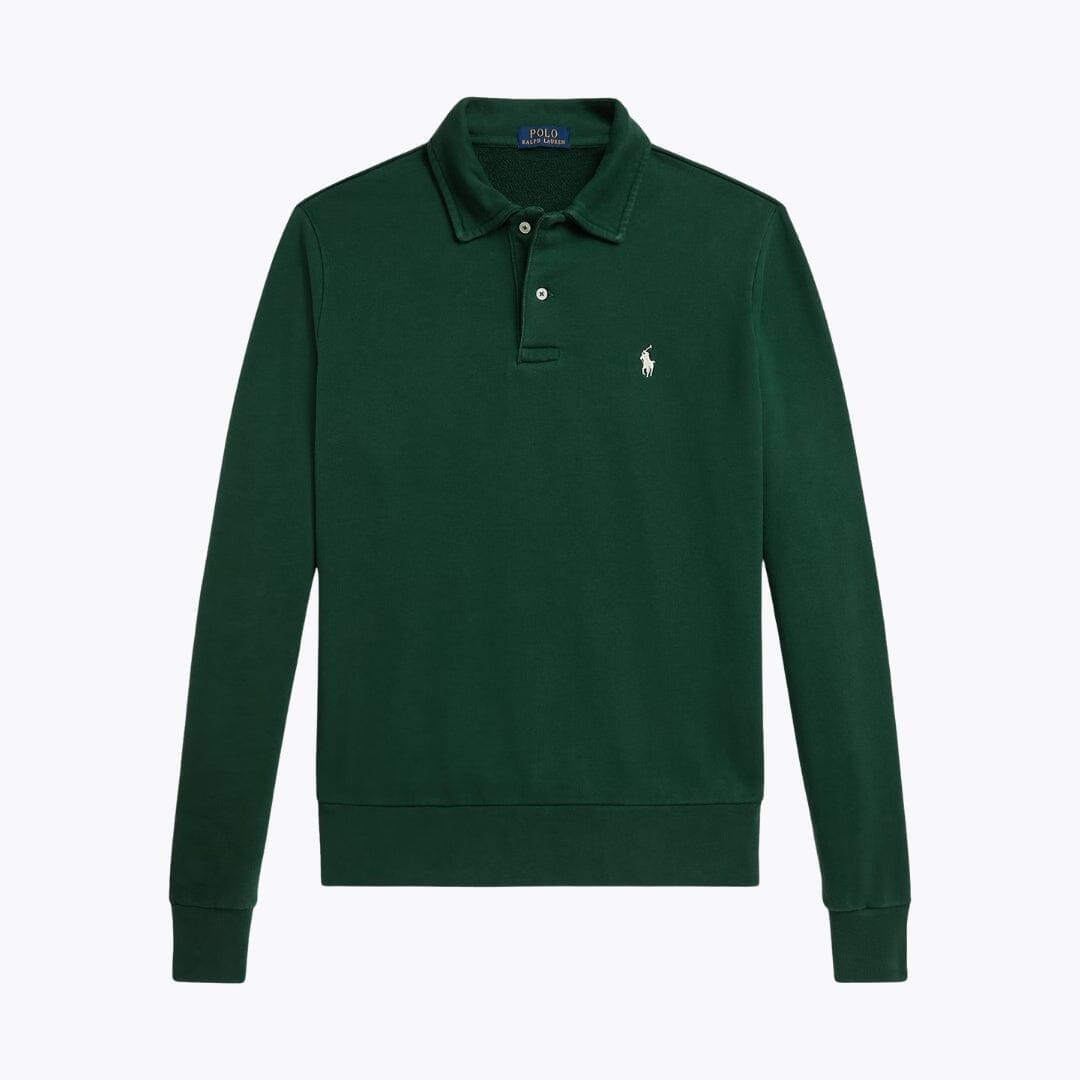 Ralph Lauren Loopback Fleece Collared Sweatshirt Classic Wine - Velmont & Rossi