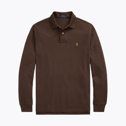 Ralph Lauren Mesh Long Sleeve Polo Shirt Polo Black - Velmont & Rossi