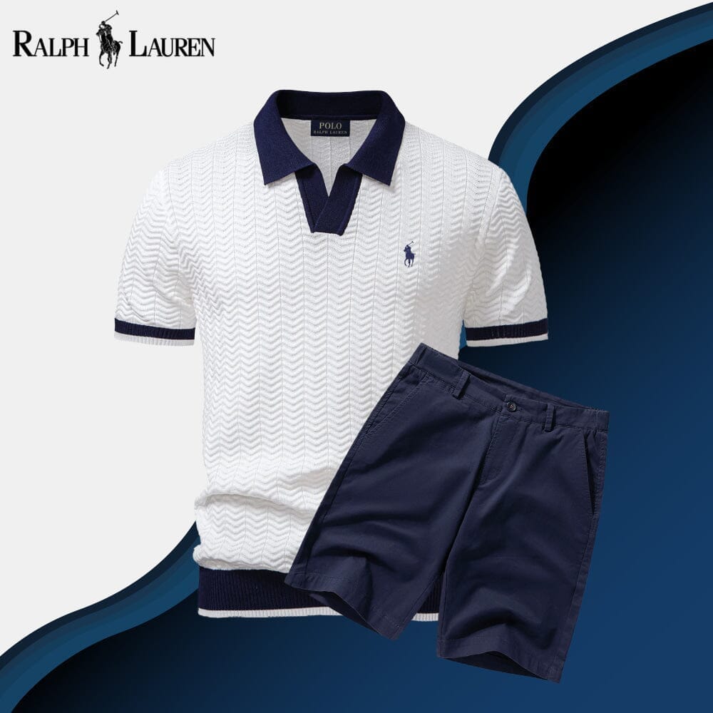 Ralph Lauren Old Money Polo Shirt Shorts Set Emerald Green - Velmont & Rossi