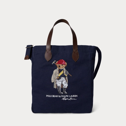 Ralph Lauren Polo Bear Canvas Shopper Tote - Velmont & Rossi