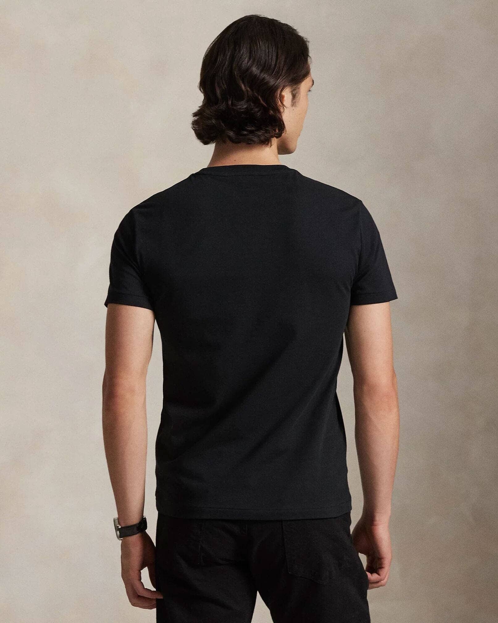 Ralph Lauren Polo Bear Cotton T Shirt Black - Velmont & Rossi