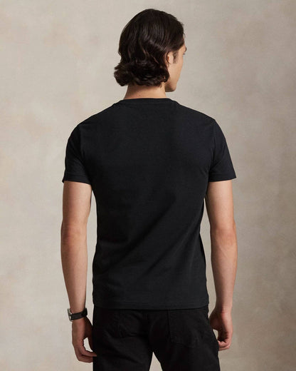 Ralph Lauren Polo Bear Cotton T Shirt Black - Velmont & Rossi