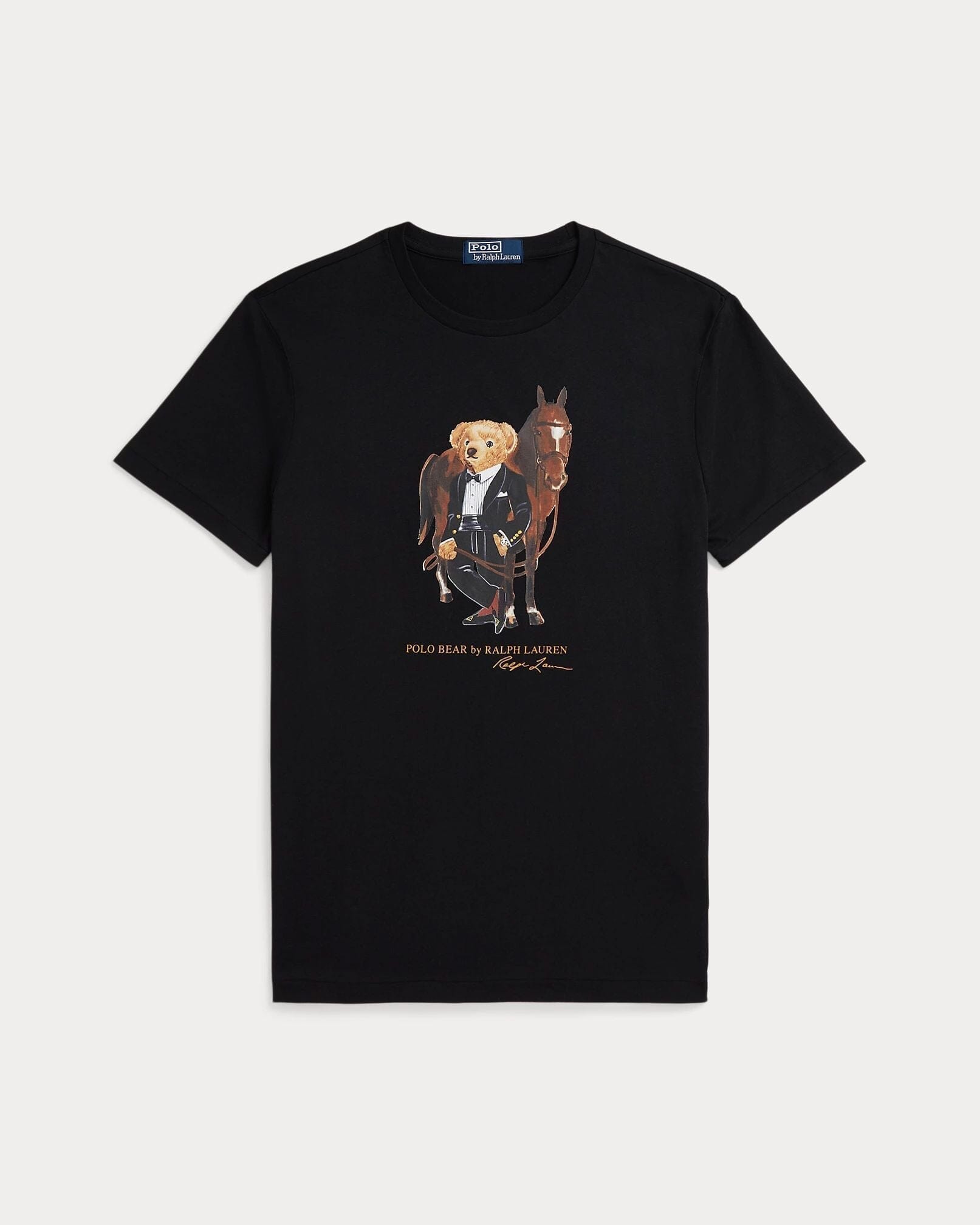 Ralph Lauren Polo Bear Cotton T Shirt Black - Velmont & Rossi