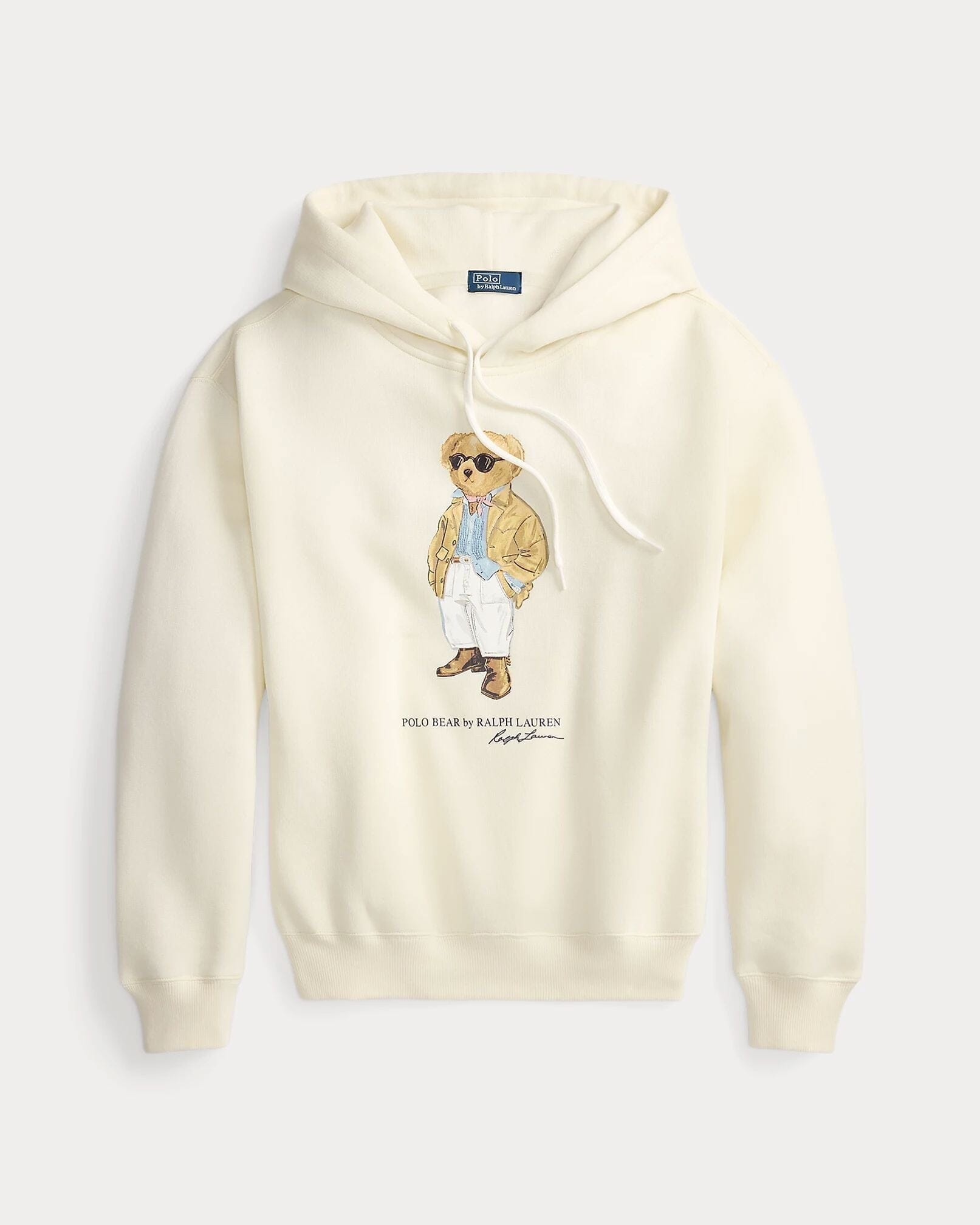 Ralph Lauren Polo Bear Fleece Hoodie 0 Parchment Cream - Velmont & Rossi