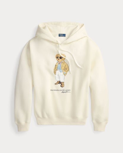 Ralph Lauren Polo Bear Fleece Hoodie 0 Parchment Cream - Velmont & Rossi