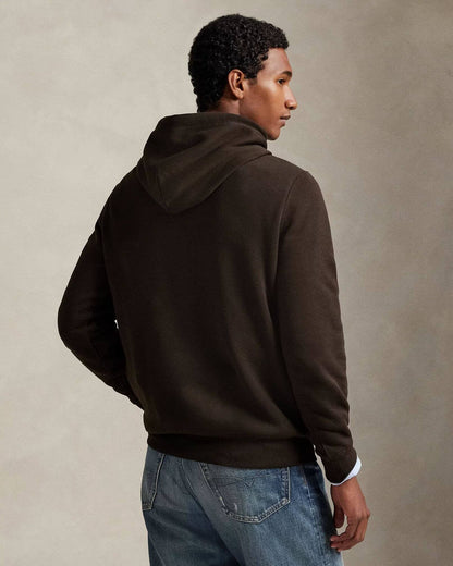 Ralph Lauren Polo Bear Fleece Hoodie 2 Antique brown - Velmont & Rossi