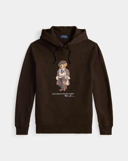 Ralph Lauren Polo Bear Fleece Hoodie 2 Antique brown - Velmont & Rossi