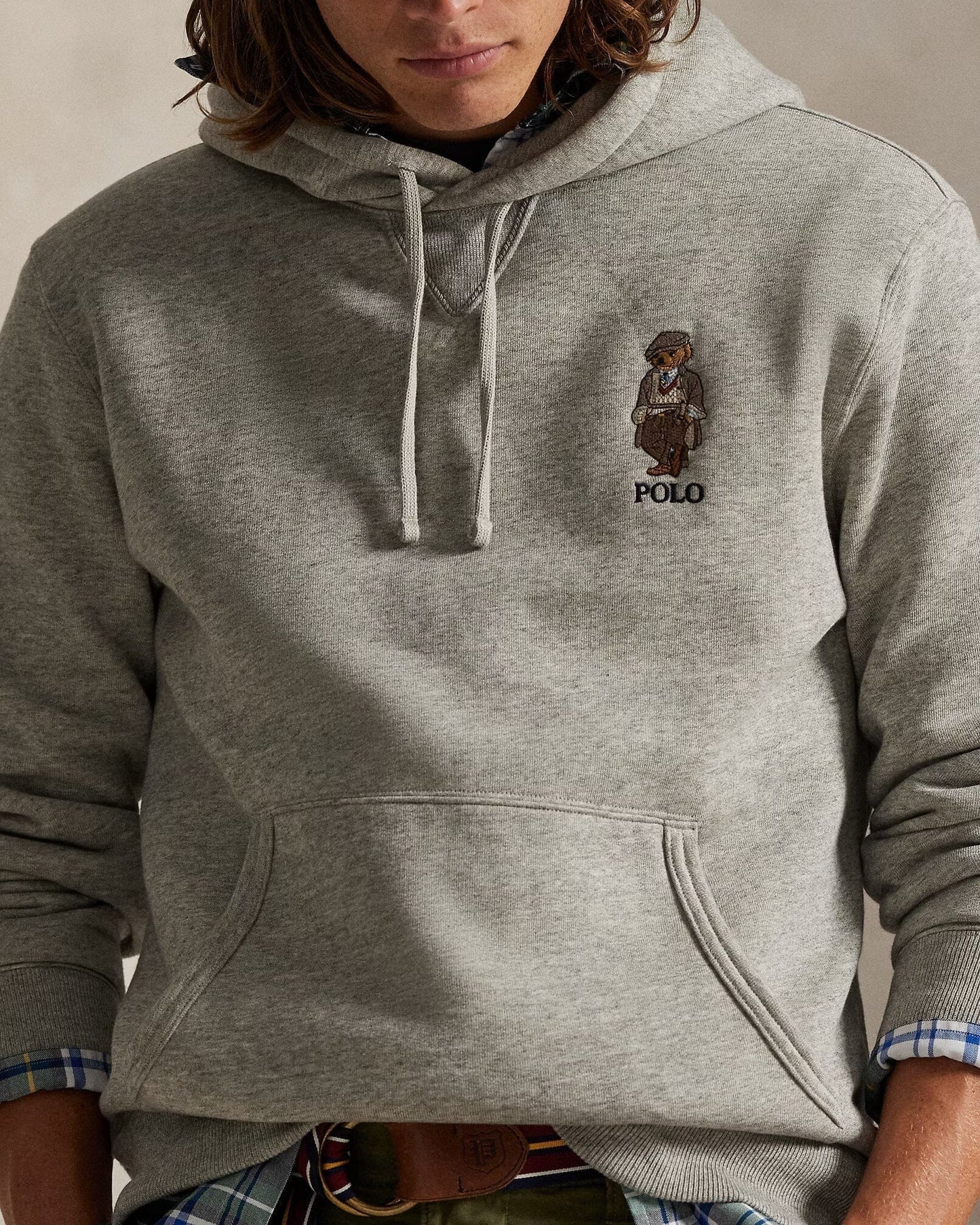 Ralph Lauren Polo Bear Fleece Hoodie 5 Loft Heather - Velmont & Rossi