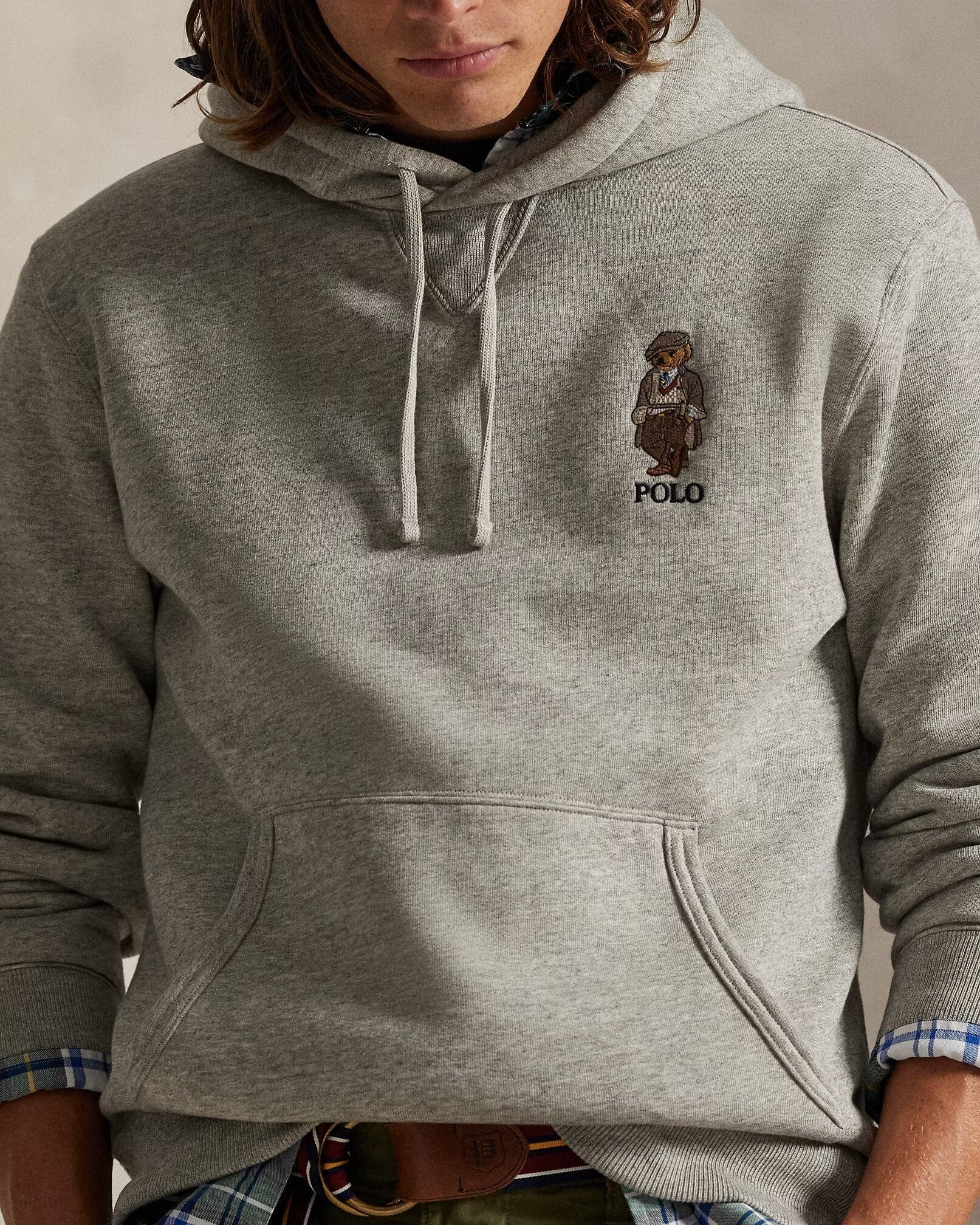Ralph Lauren Polo Bear Fleece Hoodie 5 Loft Heather - Velmont & Rossi