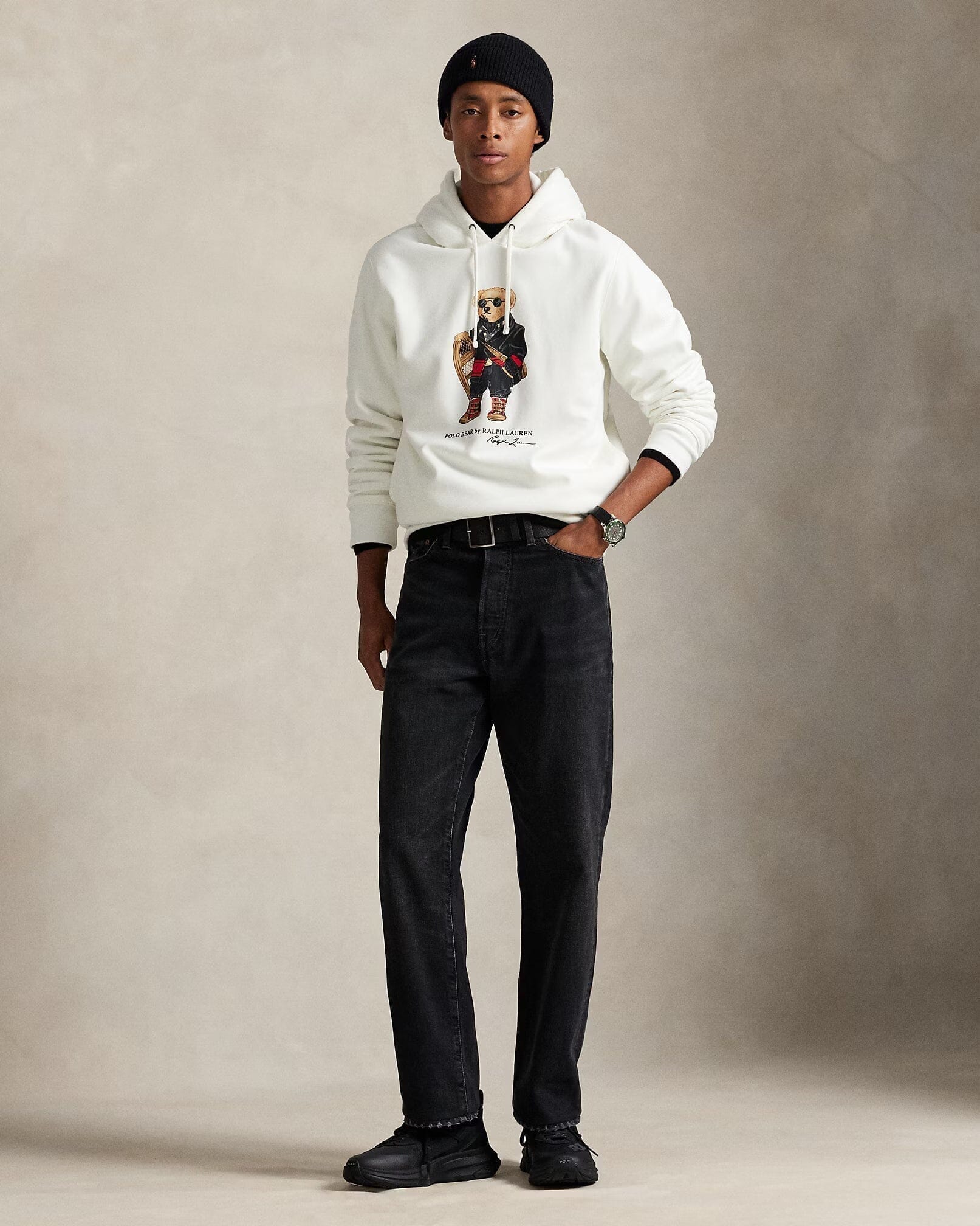Ralph Lauren Polo Bear Fleece Hoodie 4 Cream - Velmont & Rossi