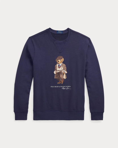 Ralph Lauren Polo Bear Fleece Sweatshirt Faded blue - Velmont & Rossi