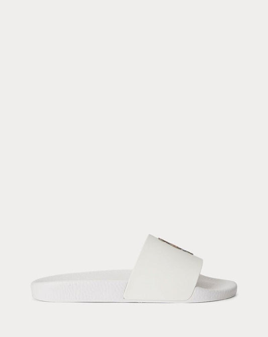 Ralph Lauren Polo Bear Slide White Beach Shop Bear - Velmont & Rossi