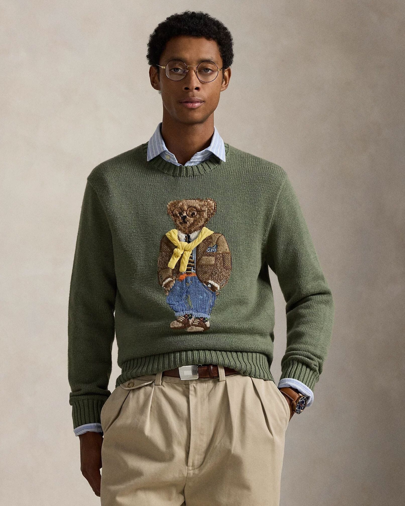 Ralph Lauren Polo Bear Sweater Lovette Heather - Velmont & Rossi