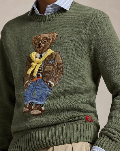 Ralph Lauren Polo Bear Sweater Lovette Heather - Velmont & Rossi
