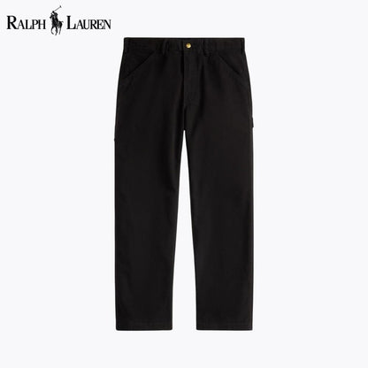 Ralph Lauren Polo Dungaree Canvas Carpenter Trouser Autumn Sage - Velmont & Rossi