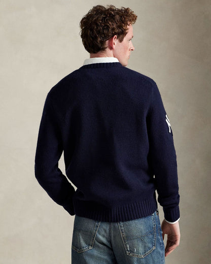 Ralph Lauren Yankees Bear Sweater Bear-Marine Combination - Velmont & Rossi