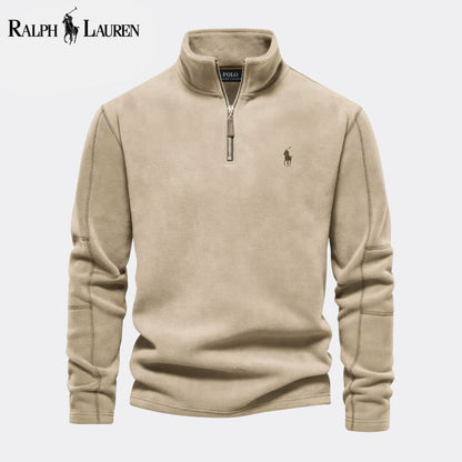 Ralph Lauren Prestige Cable Knit Wool Knit Sweater Light Blue - Velmont & Rossi