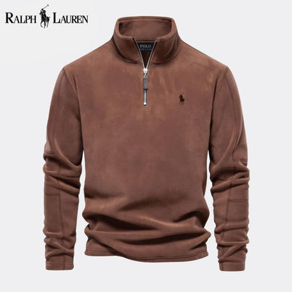 Ralph Lauren Prestige Cable Knit Wool Knit Sweater Dark Blue - Velmont & Rossi