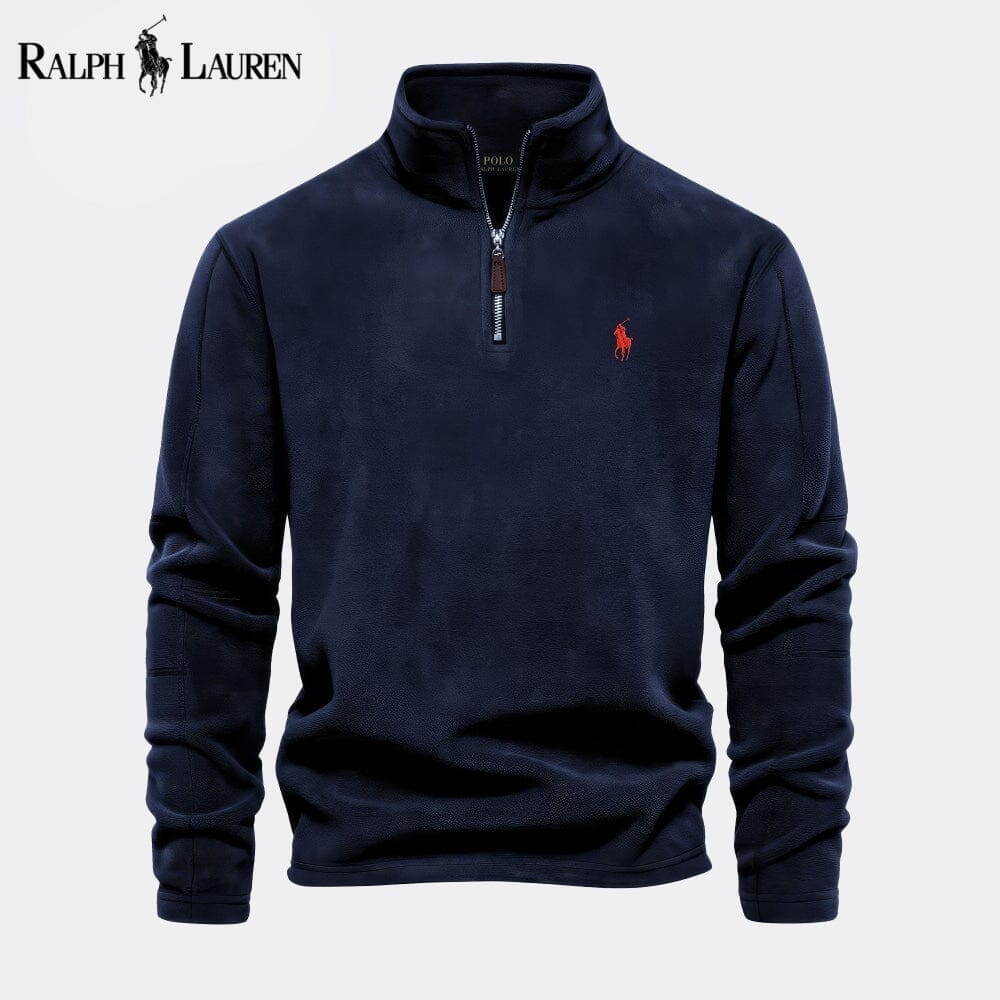 Ralph Lauren Prestige Cable Knit Wool Knit Sweater Light Blue - Velmont & Rossi