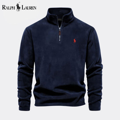 Ralph Lauren Prestige Cable Knit Wool Knit Sweater Light Blue - Velmont & Rossi