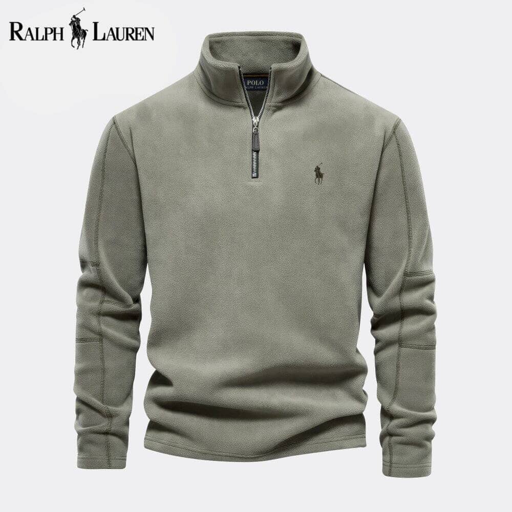 Ralph Lauren Prestige Cable Knit Wool Knit Sweater Light Blue - Velmont & Rossi