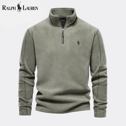 Ralph Lauren Prestige Cable Knit Wool Knit Sweater Light Blue - Velmont & Rossi
